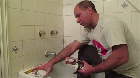 Lowe's® has everything you need to find the right paint tools & supplies for your project. How to replace mouldy bathtub caulking - YouTube