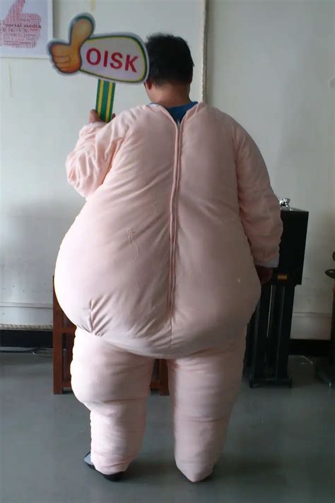 Custom Male Fat Suit Padding Mascot Costume Animal Suit Halloween