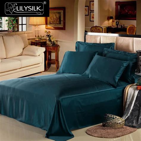 Lilysilk Bedding Set 3pcs 100 Mulberry Silk Luxury Queen King Flat