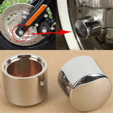 Front Axle Nut Cover Bolt For Harley Touring Softail Road King Glide