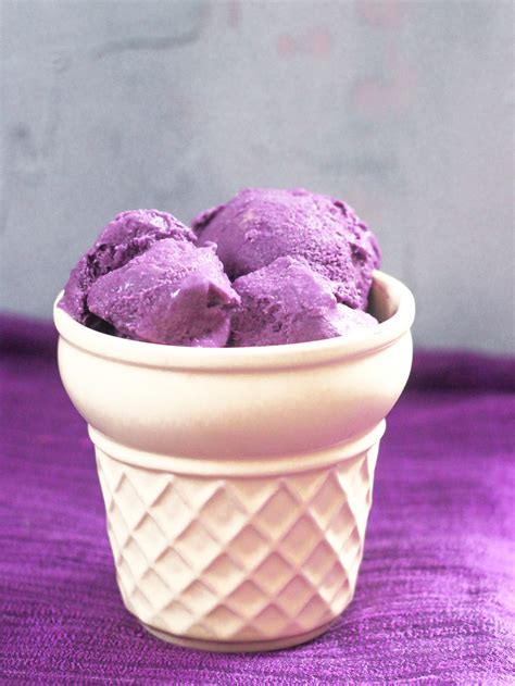 Ube Ice Cream Purple Yam Ice Cream Ube Jam Method Global Kitchen
