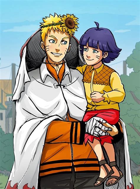 Himawari And Naruto Uzumaki Anime Amino