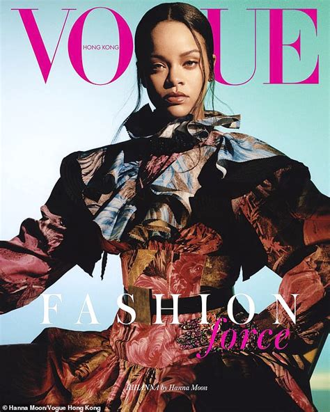Rihanna Is Pretty In Patterns For Vogue Hong Kong Cover Ahead Of
