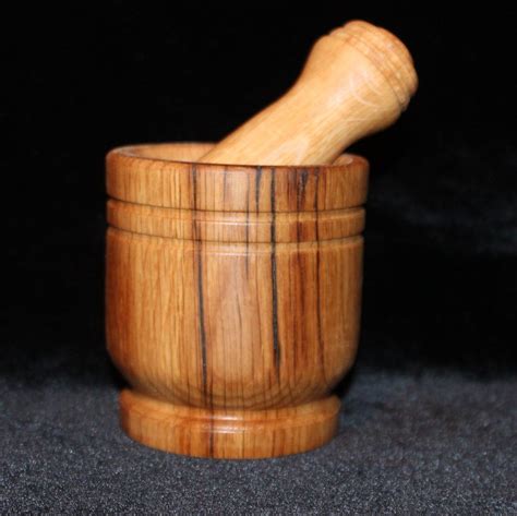 Pestle And Mortar Hand Turned Conscious Crafties Pestle And