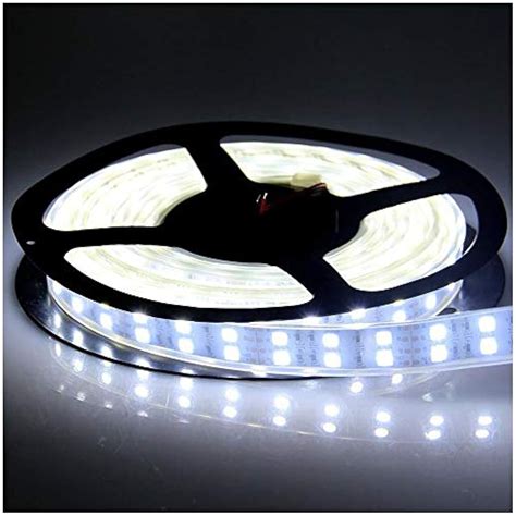 5m Double Row 600leds Smd 5050 Flexible Strip Lighting Dc 12v Cold Cool