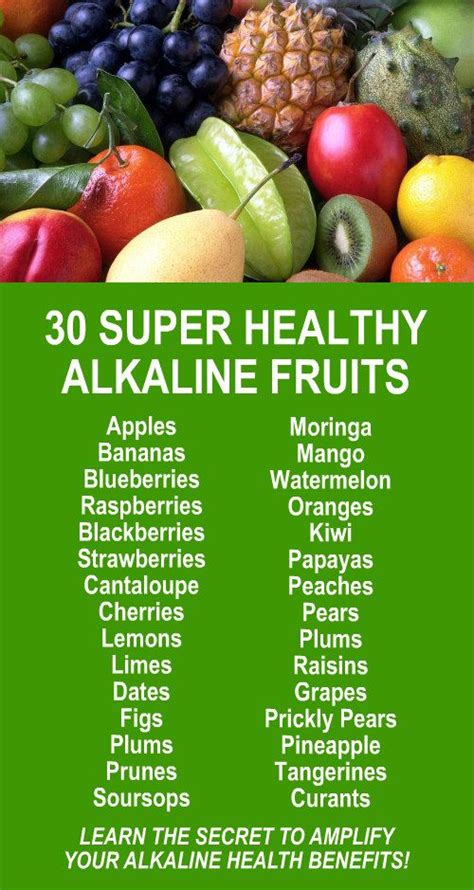 30 Super Healthy Alkaline Fruits Learn More About The Potent Alkaline Rich Antioxidant Loaded