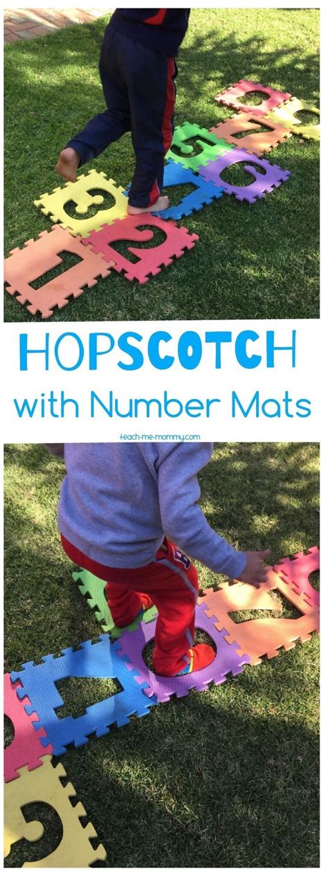 For this engineering activity, you can show kids how even a flexible material like paper can become sturdy enough to hold up a weight (like a couple of. Hopscotch with Number Mats | Physical activities for ...