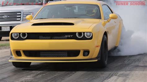 Hennessey Performance Puts The 2018 Dodge Demon Through Its Paces