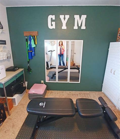 Diy Mirror Wall Gym Diy Mirror Wall Home Gym On A Dime Tami In