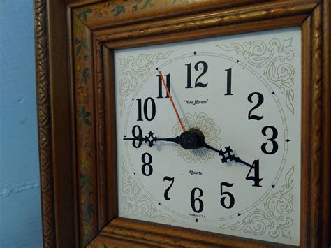 Vintage Clock Wall Clock Wood Clock Decorative Wall Clock Small