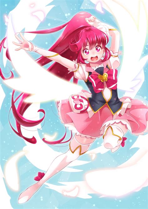 Aino Megumi And Cure Lovely Precure And 1 More Drawn By Yupiteru