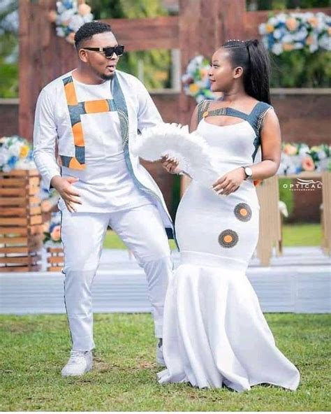 African Wedding Outfitbridal Outfitafrican Couples Outfitcouples