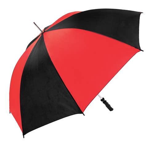 Large Red And Black Twin Coloured Golf Umbrella Susino