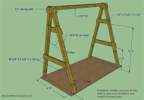 Do It Yourself Wooden Swing Set Plans How To Build A Amazing Diy