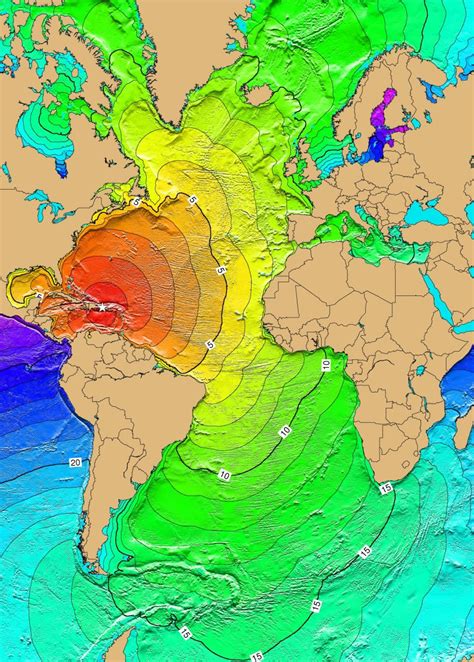 Atlantic Ocean Tsunami Threat From Earthquakes Landslides