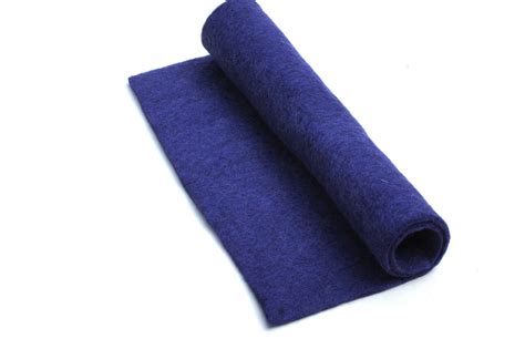100 Wool Felt Sheet 16 X 12 Inch 40 X 30cm Blue Violet 495 Via