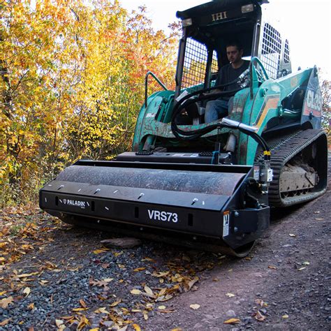 Bradco Skid Steer Smooth Vibratory Roller Attachment Skid Steer Solutions