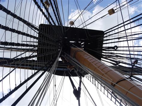 Hms Victory Rigging On The Top Deck Imagine Climbing Up H Flickr