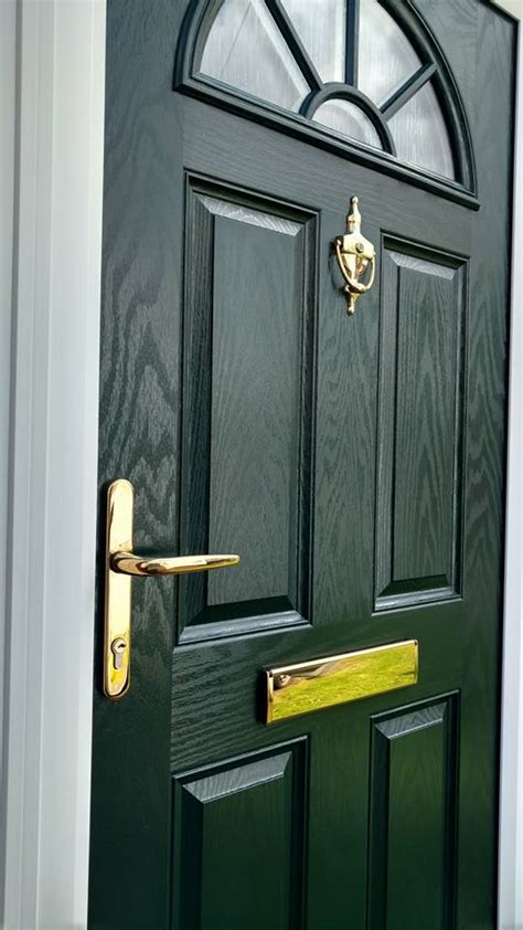 Green Composite Door Fitted In Chesterfield Bespoke Door Installations
