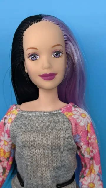 REROOT DISNEY PRINCESS Aurora Sleeping Beauty Barbie Doll Black Purple