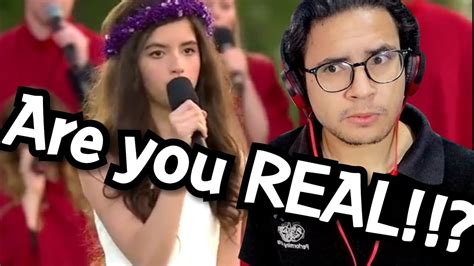Radio Director First Reaction Angelina Jordan Its Now Or Never Youtube