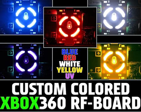 Custom Color Modded Xbox 360 Rf Board Power Button Etsy
