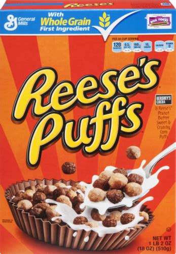 General Mills Reeses Puffs Large Size Cereal 18 Oz Kroger