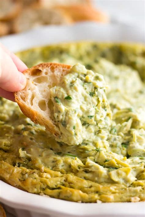 The Best And Easiest Vegan Spinach Artichoke Dip Nora Cooks