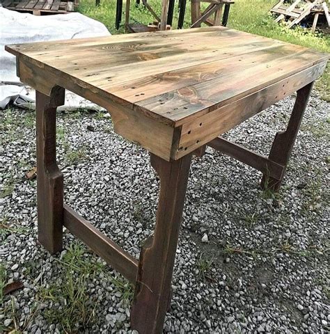Scorched Pallet Table 101 Pallets