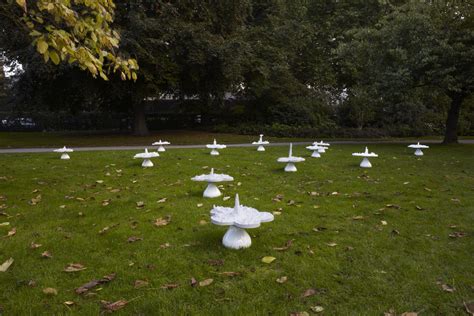 Helen Chadwick Piss Flowers Exhibition At Jupiter Artland In Edinburgh