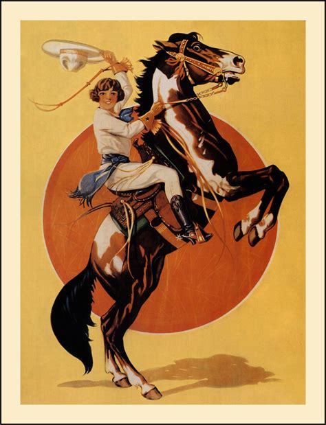 Vintage Cowgirl Artwork From The Pictorial Arts Collection