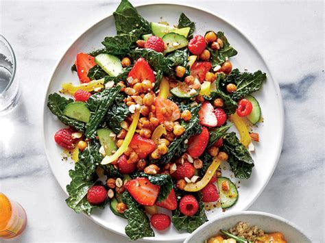 30 day whole 30 meal plan. Make This Kale Salad With Spiced Chickpeas and Berries ...