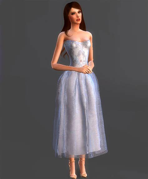 Blue Tea Dress At Magnolian Farewell Sims 4 Updates