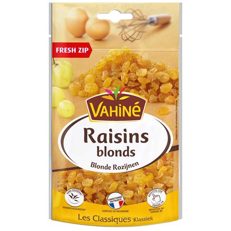 Raisins Secs Blonds Vahiné 125 G La Belle Vie Vos Courses