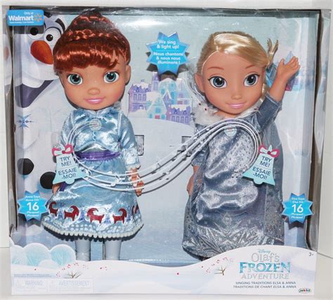 Olaf S Frozen Adventure Anna Elsa Singing Traditions Dolls Elsa Singing Elsa And Anna Dolls