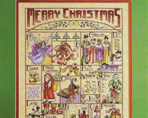 christmas alphabet cross stitch sampler pattern etsy cross stitch sampler patterns