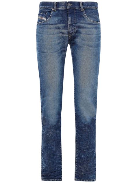 Diesel 164cm D Strukt Slim Cotton Denim Jeans In Blue Modesens