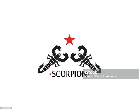 Scorpion Icon And Symbol Vector Illustration Stock Illustration