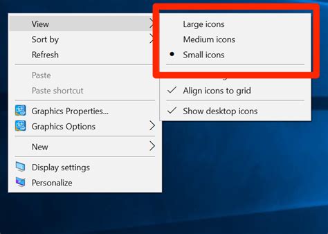 How To Change Icon Size In Windows 10 Two Easy Ways