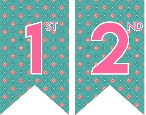 Instant Download Printable Digital Party Bunting Banner Pink Letters