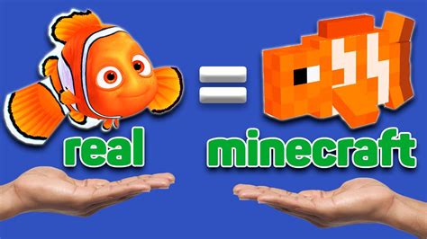 Realistic Clownfish Vs Clownfish Minecraft Realistic Water World