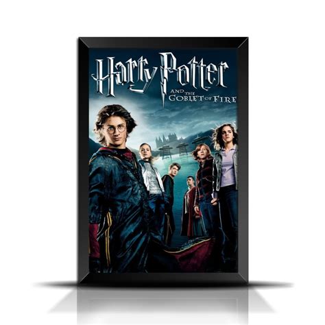 Harry é misteriosamente selecionado como o quarto participante do torneio de tribuxo. Quadro Poster Filme Harry Potter e o Cálice de Fogo GF048 ...