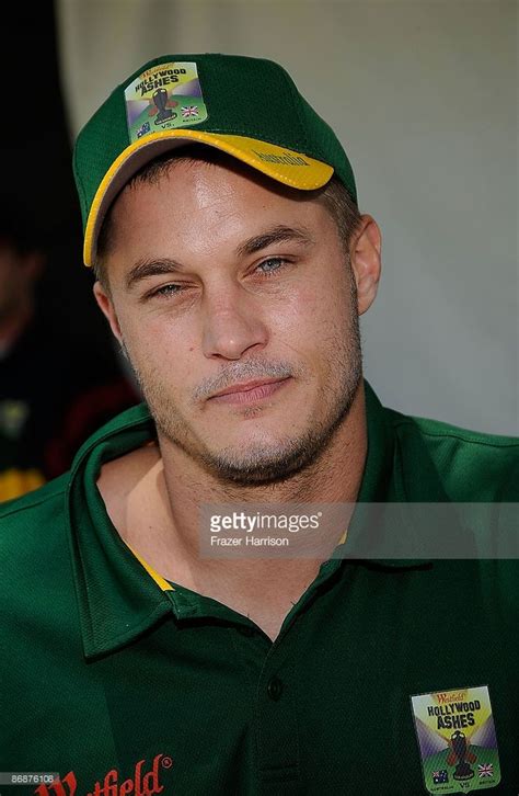Actor Travis Fimmel Attends The Westfield Hollywood Ashes Australia V
