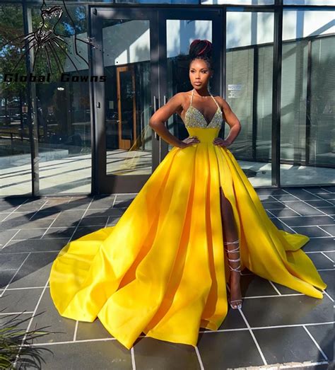 Yellow Dress For Prom Vn