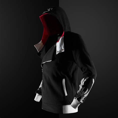 Buy Hoodie Assassins Creed Black Costume Hooded Pullover Idolstore