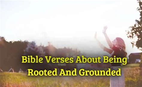 35bible Verses About Being Rooted And Grounded Kjv