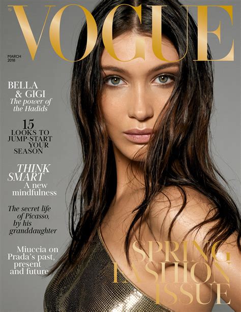 Twitter Erupts After Bella And Gigi Hadid Cover British Vogue Vogue Uk Vogue Covers Bella Hadid
