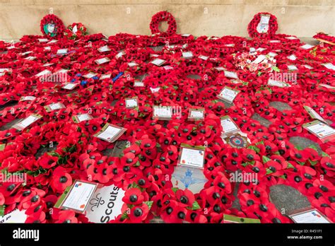 Poppy Wreaths Laid At Menin Gate Memorial To The Missing To Mark The