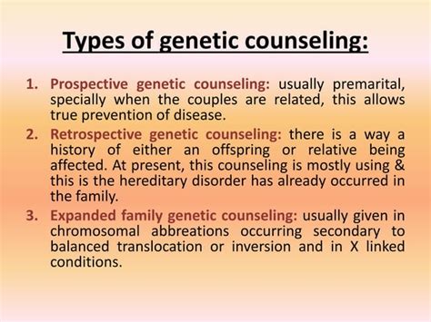 Genetic Counselling Ppt