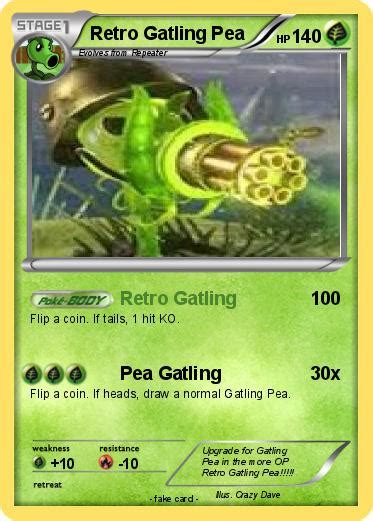 Pokémon Retro Gatling Pea Retro Gatling My Pokemon Card